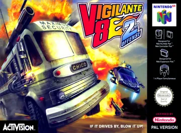 Vigilante 8 - 2nd Offense (Europe) box cover front